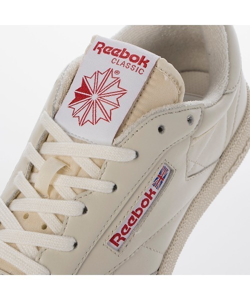 Reebok（リーボック）の「クラブシー 85 ヴィンテージ /  CLUB C 85 VINTAGE（スニーカー・メンズ・ホワイト×ピンク/ブラック/ホワイト×レッド/ホワイト×イエロー・23.0cm/23.5cm/24.5cm/24.0cm/25.0cm/25.5cm/26.0cm/26.5cm/27.0cm/27.5cm/28.0cm/22.5cm/28.5cm）」の14枚目の写真