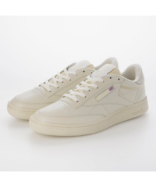 Reebok（リーボック）の「クラブシー 85 ヴィンテージ /  CLUB C 85 VINTAGE（スニーカー・メンズ・ホワイト×ピンク/ブラック/ホワイト×レッド/ホワイト×イエロー・23.0cm/23.5cm/24.5cm/24.0cm/25.0cm/25.5cm/26.0cm/26.5cm/27.0cm/27.5cm/28.0cm/22.5cm/28.5cm）」の20枚目の写真