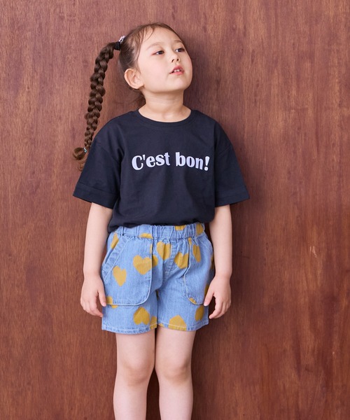 LSP WOW（エルエスピーワオ）の「【LSP WOW!】ロールアッププリントTee（Tシャツ/カットソー・キッズ・ブラック/オフホワイト/ネイビー/ベージュ/チャコール・80/90/100/110/120/130）」の19枚目の写真