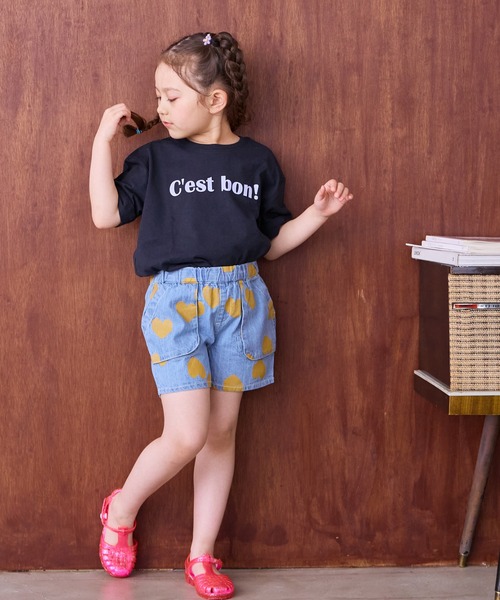 LSP WOW（エルエスピーワオ）の「【LSP WOW!】ロールアッププリントTee（Tシャツ/カットソー・キッズ・ブラック/オフホワイト/ネイビー/ベージュ/チャコール・80/90/100/110/120/130）」の20枚目の写真