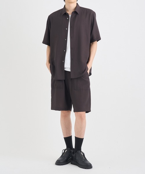 THE TOKYO(ザトウキョウ)の「【THE TOKYO/ザトウキョウ】178gのイージーショートパンツ /着ていることを忘れるくらい軽い服(その他パンツ・メンズ・ブラウン/ブラック・46/48)」の16枚目の写真