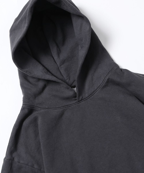 LOS ANGELES APPAREL(ロサンゼルスアパレル)の「LOS ANGELES APPAREL/ロサンゼルスアパレル 14オンス ガーメントダイ ヘビーフリース フーディー プルオーバー(パーカー・メンズ・ダークグリーン・M)」の11枚目の写真