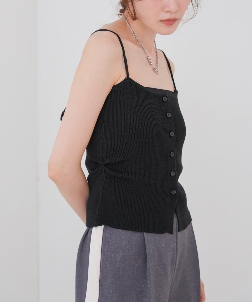 未使用 THE SECRETCLOSET トップス M 定価40950円 LIMITED SET】シルキータッチサマーニット＋ケミカルレース