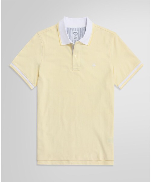 BROOKS BROTHERS(ブルックスブラザーズ)の「コットンストレッチピケ GFロゴ ポロシャツ Slim Fit(ポロシャツ・メンズ・ブルー/グリーン/ピンク/イエロー/パープル・LARGE/MEDIUM/X-LARGE/SMALL/X-SMALL)」の4枚目の写真