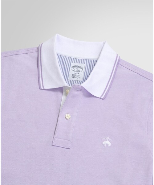 BROOKS BROTHERS(ブルックスブラザーズ)の「コットンストレッチピケ GFロゴ ポロシャツ Slim Fit(ポロシャツ・メンズ・ブルー/グリーン/ピンク/イエロー/パープル・LARGE/MEDIUM/X-LARGE/SMALL/X-SMALL)」の10枚目の写真