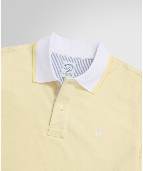 BROOKS BROTHERS(ブルックスブラザーズ)の「コットンストレッチピケ GFロゴ ポロシャツ Slim Fit(ポロシャツ・メンズ・ブルー/グリーン/ピンク/イエロー/パープル・LARGE/MEDIUM/X-LARGE/SMALL/X-SMALL)」の12枚目の写真