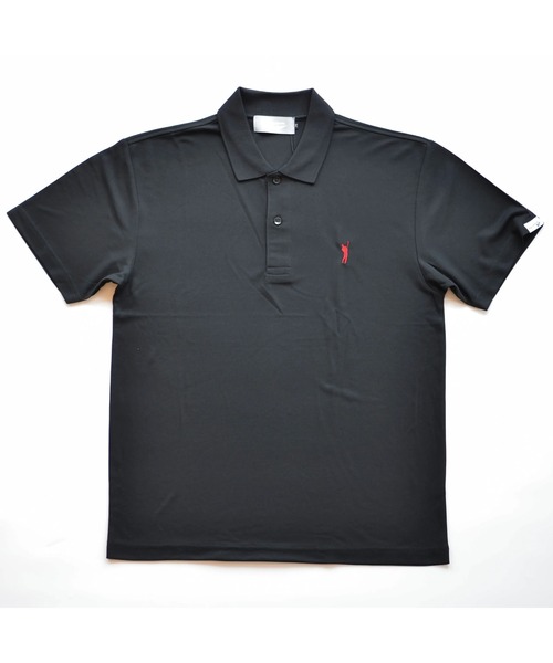 Fortune Island Golf(フォーチューンアイランドゴルフ)の「【Fortune Island Golf/フォーチューンアイランドゴルフ】SWING LOGO S/S POLO ポロシャツ ワンポイント 刺繍(ポロシャツ・メンズ・ホワイト/ブラック/ネイビー・SMALL/MEDIUM/LARGE)」の3枚目の写真