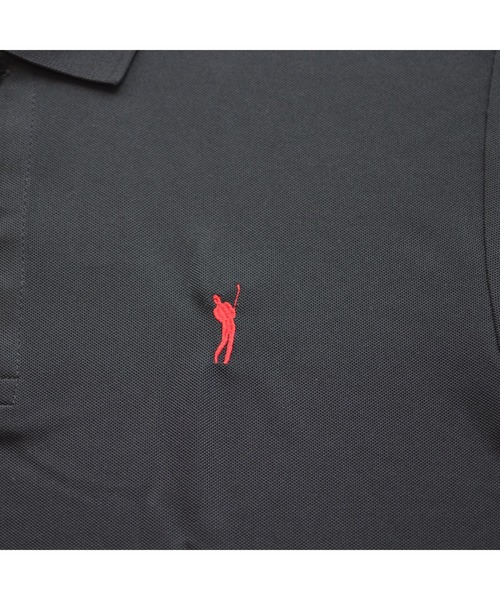 Fortune Island Golf(フォーチューンアイランドゴルフ)の「【Fortune Island Golf/フォーチューンアイランドゴルフ】SWING LOGO S/S POLO ポロシャツ ワンポイント 刺繍(ポロシャツ・メンズ・ホワイト/ブラック/ネイビー・SMALL/MEDIUM/LARGE)」の7枚目の写真