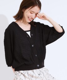 SHOO・LA・RUE | ふわっとしたフォルムが魅力 Vネックカーディガン(カーディガン/ボレロ)