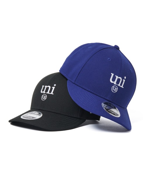 uniform experiment（ユニフォームエクスペリメント）の「NEW ERA LIGATURE 9FIFTY LP CAP（キャップ・メンズ・ブラック/ブルー・FREE）」の4枚目の写真