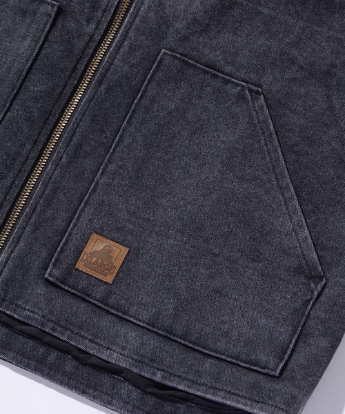XLARGE(エクストララージ)の「PATCHED CANVAS VEST(ベスト・メンズ・ブラック/オリーブ/ベージュ・M/L/XL)」の5枚目の写真