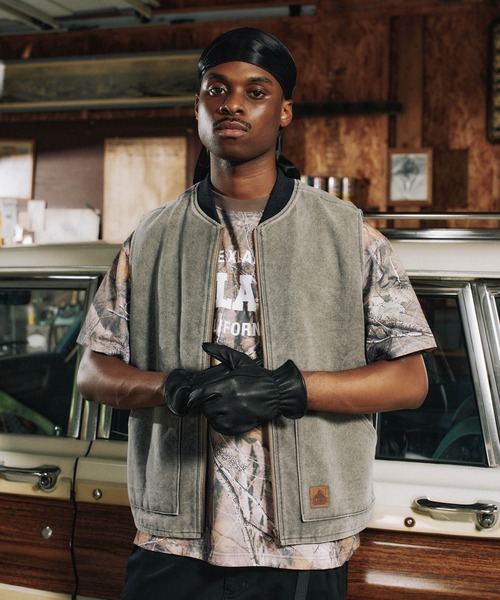 XLARGE(エクストララージ)の「PATCHED CANVAS VEST(ベスト・メンズ・ブラック/オリーブ/ベージュ・M/L/XL)」の16枚目の写真