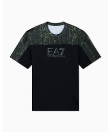 <オンライン限定>【エンポリオ アルマーニ EA7】Dynamic Athlete プリントTシャツ VENTUS7テクニカルファブリック