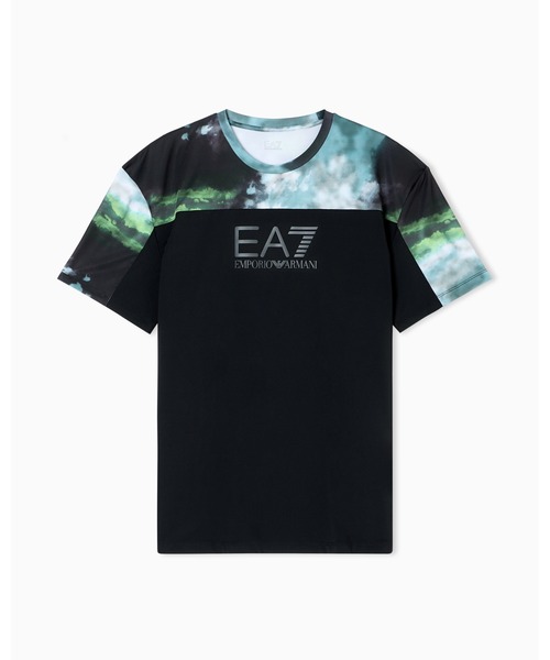 EMPORIO ARMANI EA7(エンポリオアルマーニイーエーセブン)の「<オンライン限定>【エンポリオ アルマーニ EA7】Dynamic Athlete プリントTシャツ VENTUS7テクニカルファブリック(Tシャツ/カットソー・メンズ・ブルーグリーン/ブラック系その他/ブラック・SMALL/MEDIUM/LARGE/X-LARGE/XX-LARGE/X-SMALL)」の10枚目の写真