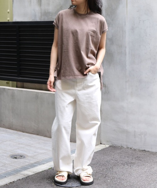 RED CARD TOKYO（レッドカード）の「【RED CARD/レッドカード】Dakota ルーズストレートデニム（デニムパンツ・レディース・オフホワイト・25/24/23/22）」の9枚目の写真