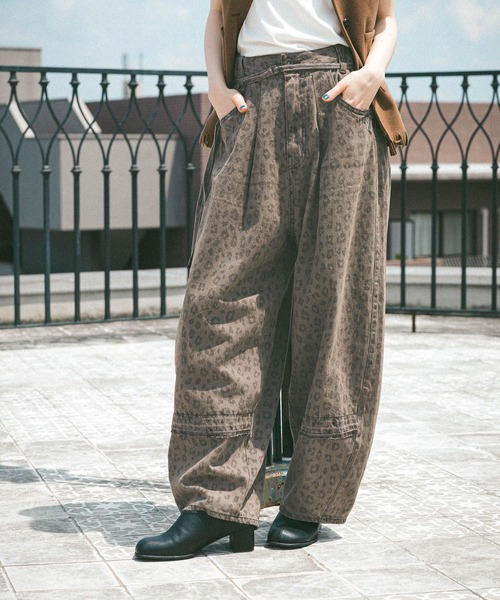 NKJ 2025AW】REMAKE BARREL DENIM（デニムパンツ）｜niko and