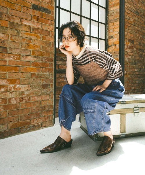 niko and...(ニコアンド)の「【NKJ 2025AW】REMAKE BARREL DENIM(デニムパンツ・レディース・インディゴブルー/チャコール/ブラウン・LARGE/MEDIUM/SMALL)」の12枚目の写真