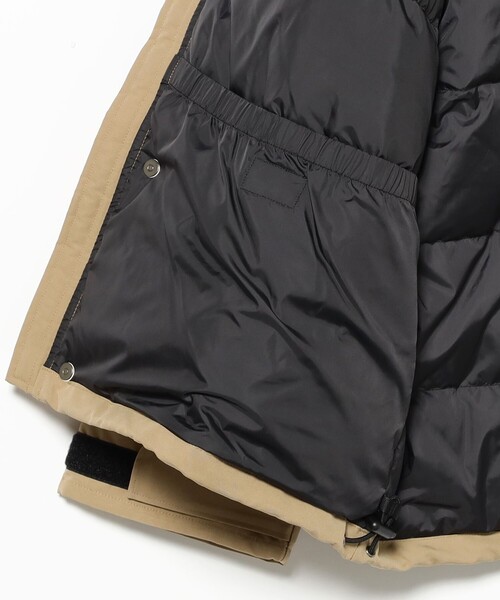 DANTON（ダントン）の「DANTON / ARMY HOODED JACKET（ダウンジャケット/コート・メンズ・ベージュ/ブラック・MEDIUM/LARGE/SMALL/X-LARGE）」の7枚目の写真