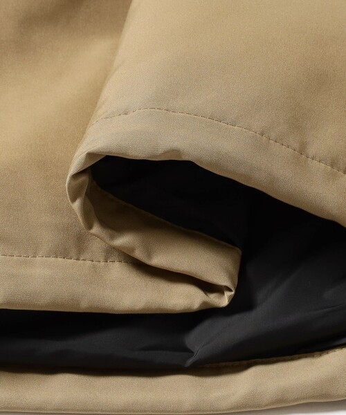 DANTON（ダントン）の「DANTON / ARMY HOODED JACKET（ダウンジャケット/コート・メンズ・ベージュ/ブラック・MEDIUM/LARGE/SMALL/X-LARGE）」の10枚目の写真