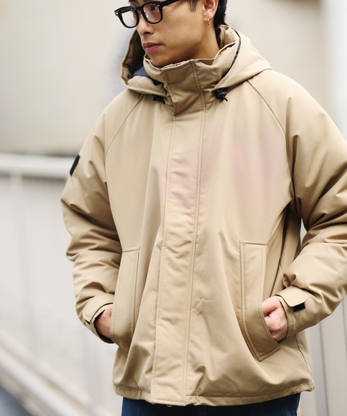 DANTON（ダントン）の「DANTON / ARMY HOODED JACKET（ダウンジャケット/コート・メンズ・ベージュ/ブラック・MEDIUM/LARGE/SMALL/X-LARGE）」の18枚目の写真