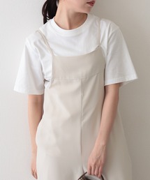 コットン クルーネック ベーシック 半袖 Tシャツ
