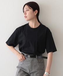 コットン クルーネック ベーシック 半袖 Tシャツ