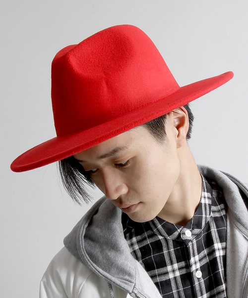 WEGO（ウィゴー）の「WEGO/ツバ広ハット（ハット・メンズ・グレイッシュベージュ/ベージュ/レッド/ブラウン/ブラック/ベージュ系その他/ワイン・FREE）」の7枚目の写真