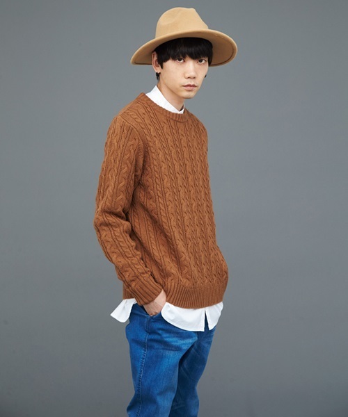 WEGO（ウィゴー）の「WEGO/ツバ広ハット（ハット・メンズ・グレイッシュベージュ/ベージュ/レッド/ブラウン/ブラック/ベージュ系その他/ワイン・FREE）」の17枚目の写真