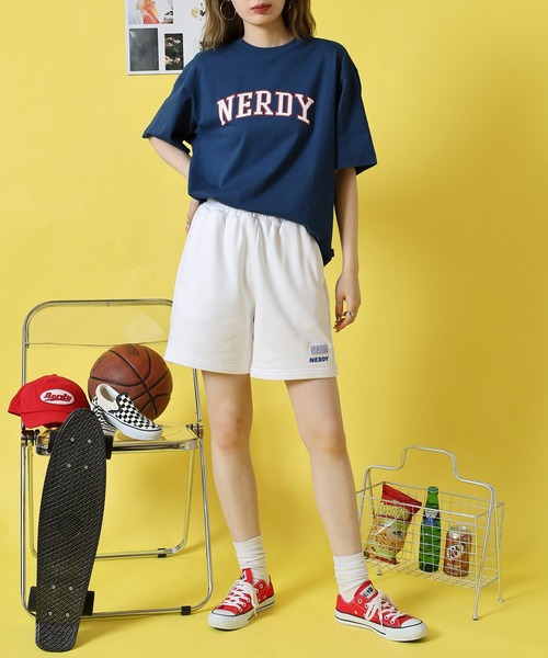 NERDY ノルディ ジャージ ハーフパンツL NERDY ノルディ トラックパンツ ジャージ パープル S - メルカリ