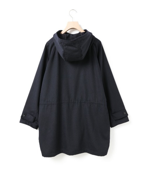 MidiUmi（ミディウミ）の「MidiUmi ウールフード付きコート（その他アウター・レディース・グレー/ネイビー・FREE）」の20枚目の写真