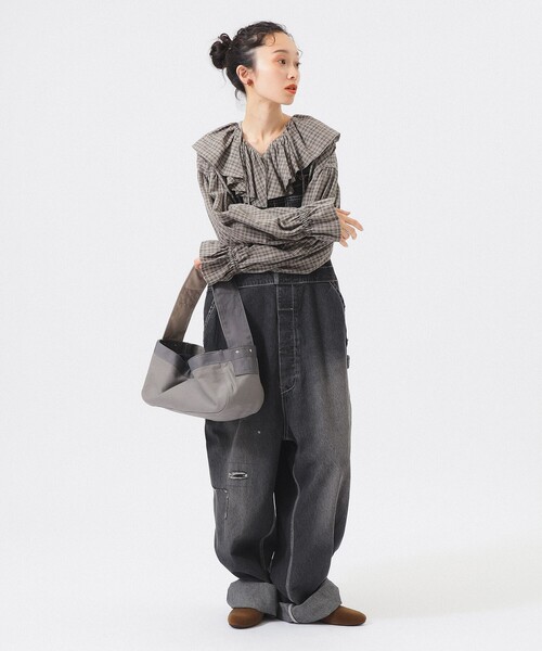 BEAMS ベージュ オーバーオール カジュアル B:MING by BEAMS（ビーミングバイビームス）の「GRAMICCI × B