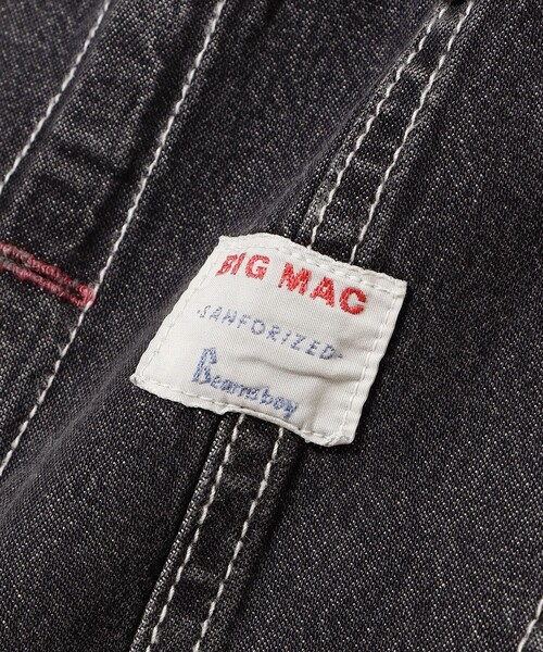 BEAMS BOY(ビームスボーイ)の「【別注】BIGMAC / リペア オーバーオール(サロペット/オーバーオール・レディース・インディゴブルー/ブラック・MEDIUM/SMALL)」の20枚目の写真