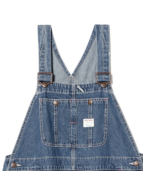 美品 beams boy ビームスボーイ サロペット デニム生地 綿100％ 別注】BIGMAC / デニム オーバーオール 25SS（サロペット