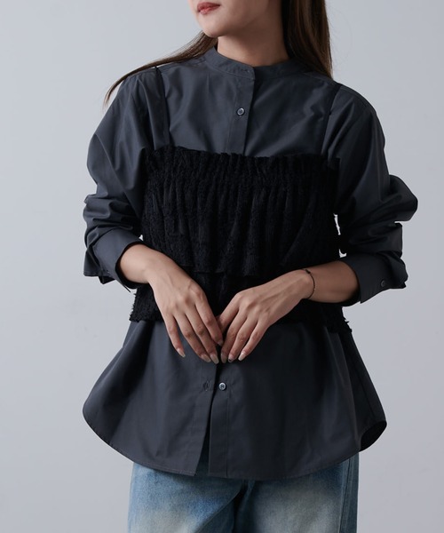 セール】ビスチェセットシャツ（シャツ/ブラウス）｜Lui 