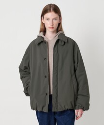 スティーブンアラン　スタジャン　レザー　中綿入り　ダウン　牛革　ウール　グレー Steven Alan｜スティーブンアランのジャケット/アウター通販