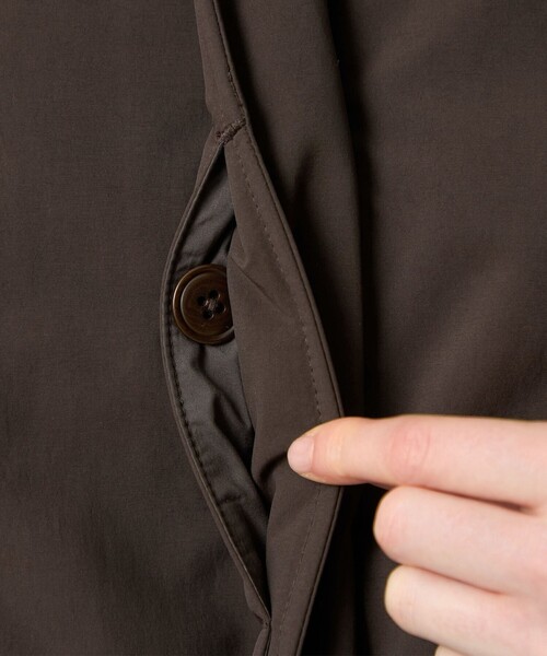 Steven Alan（スティーブンアラン）の「＜Steven Alan＞ダルマ バルカラー ジャケット（その他アウター・レディース・ブラック/ダークグレー/ダークブラウン・XS）」の8枚目の写真