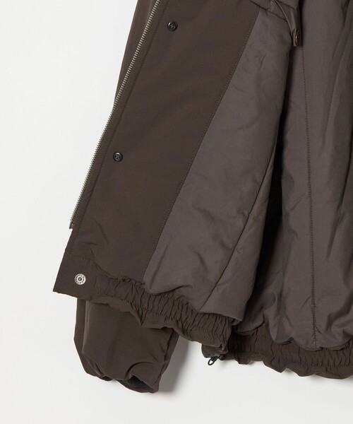 【美品】スティーブンアラン　リネン　スタンドカラー　ワークジャケット XL Steven Alan＞ダルマ バルカラー ジャケット（その他アウター