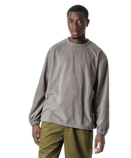 Sandinista(サンディニスタ)の「POLARTEC Micro Fleece Top / ポーラテックマイクロフリーストップ(その他トップス・メンズ・ダークグレー/ブラック・LARGE/MEDIUM/SMALL)」の2枚目の写真