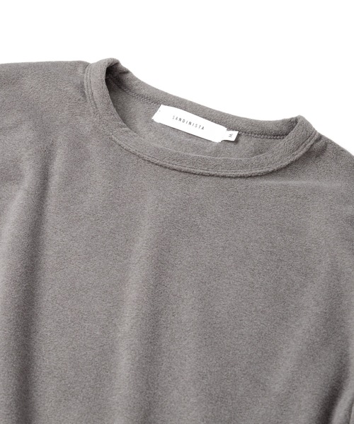 Sandinista(サンディニスタ)の「POLARTEC Micro Fleece Top / ポーラテックマイクロフリーストップ(その他トップス・メンズ・ダークグレー/ブラック・LARGE/MEDIUM/SMALL)」の3枚目の写真