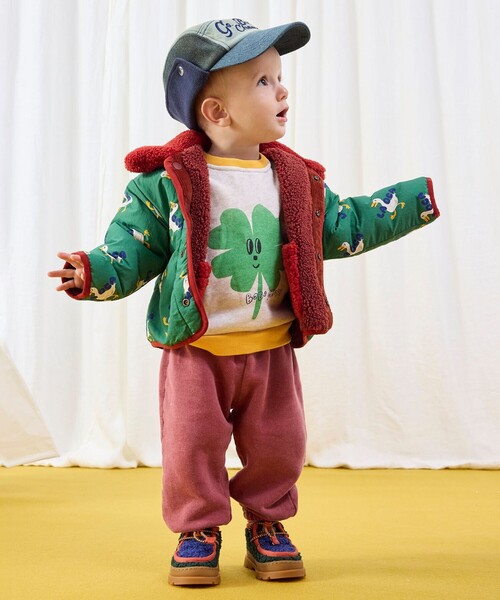 BOBO CHOSES（ボボショーズ）の「BOBO CHOSES / ベビー jogg パンツ 2025FW（6ヵ月～2才）（その他パンツ・キッズ・レッド系その他/グリーン・2Y/12M/3M）」の14枚目の写真