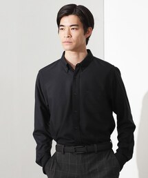 スムースファイバー長袖シャツ 【吸水速乾/UVカット/軽量/イージーケア】
