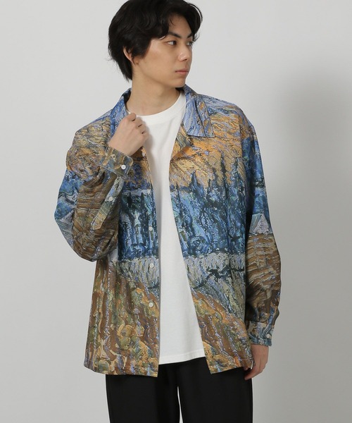 LAKOLE（ラコレ）の「【ラコレ アート】絵画グラフィックシャツ / 588517（シャツ/ブラウス・メンズ・イエロー/ブルー・LARGE/MEDIUM）」の13枚目の写真