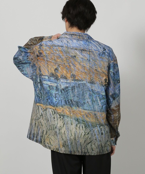 LAKOLE（ラコレ）の「【ラコレ アート】絵画グラフィックシャツ / 588517（シャツ/ブラウス・メンズ・イエロー/ブルー・LARGE/MEDIUM）」の14枚目の写真