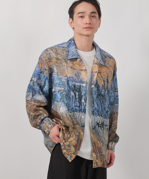 LAKOLE（ラコレ）の「【ラコレ アート】絵画グラフィックシャツ / 588517（シャツ/ブラウス・メンズ・イエロー/ブルー・LARGE/MEDIUM）」の16枚目の写真