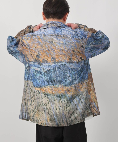 LAKOLE（ラコレ）の「【ラコレ アート】絵画グラフィックシャツ / 588517（シャツ/ブラウス・メンズ・イエロー/ブルー・LARGE/MEDIUM）」の18枚目の写真