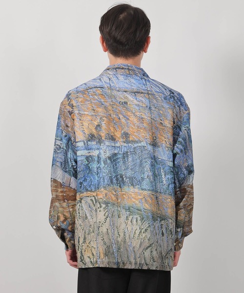 LAKOLE（ラコレ）の「【ラコレ アート】絵画グラフィックシャツ / 588517（シャツ/ブラウス・メンズ・イエロー/ブルー・LARGE/MEDIUM）」の21枚目の写真