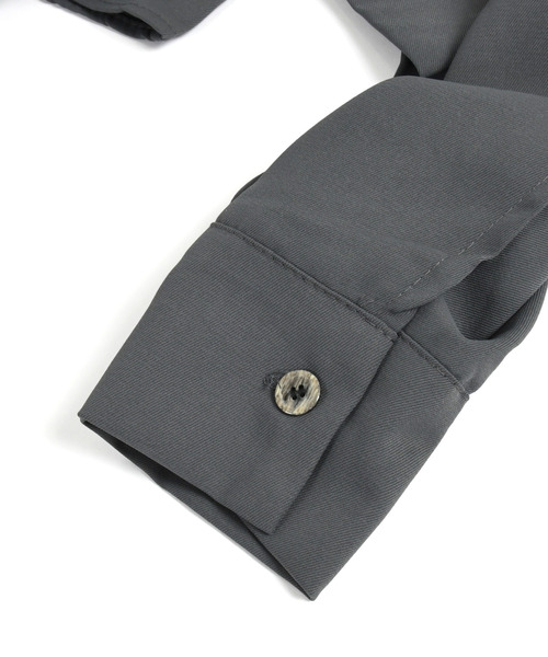 neos(ネオス)の「【neos】ルーズシルエット ドレープ ハイネック ロングスリーブ プルオーバー シャツ(シャツ/ブラウス・メンズ・ブラック/グレー・MEDIUM/LARGE/X-LARGE)」の18枚目の写真