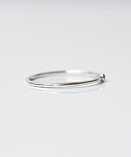 sowi（ソーイ）の「SV925　Talat　誕生石　シンプル　リング（リング・レディース・ライトブルー/ダークブルー/パープル/イエロー/ホワイト/グリーン/ライトグリーン/ピンク/レッド/ワインレッド/オフホワイト/ブルー・#11/#9）」の13枚目の写真