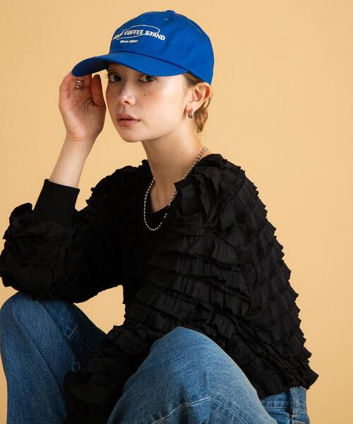URBAN RESEARCH Sonny Label（アーバンリサーチサニーレーベル）の「エンブロイダリーロゴキャップ（キャップ・レディース・ブルー/ボルドー/ブラウン・ONE）」の5枚目の写真