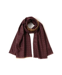 ホリデーアンドブラウン　ストール Holliday & Brown マフラー Holliday ＆ Brown / ウールシルク ドット